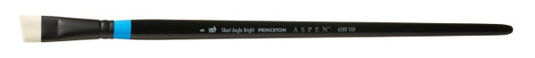 Princeton Artist Brush Company Princeton Brush Aspen Synthetic Bristle, Series 6500, Short Angle Bright 12 
