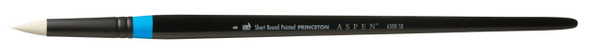 Princeton Artist Brush Company Princeton Brush Aspen Synthetic Bristle, Series 6500, Short Pointed Round 4 