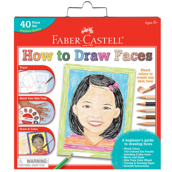Faber-Castell World Colors How to Draw Faces Set