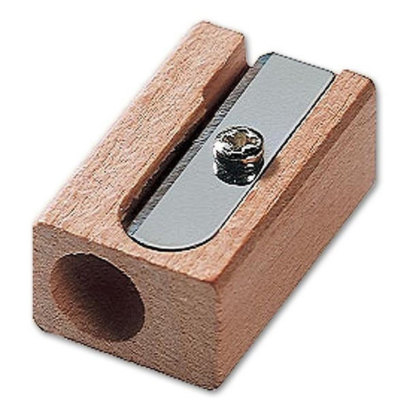 MOBIUS RUPERT Beechwood Sharpener for Lead Pencils - Single Hole