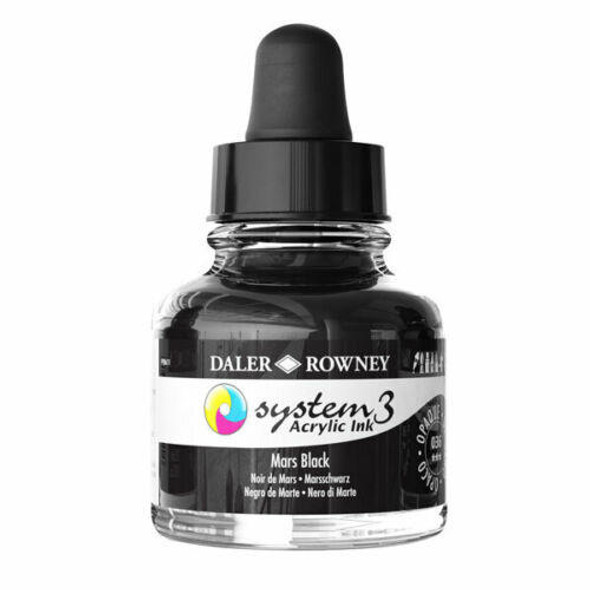 DIXON TICONDEROGA CO System 3 Acrylic Ink 29.5mL Mars Black