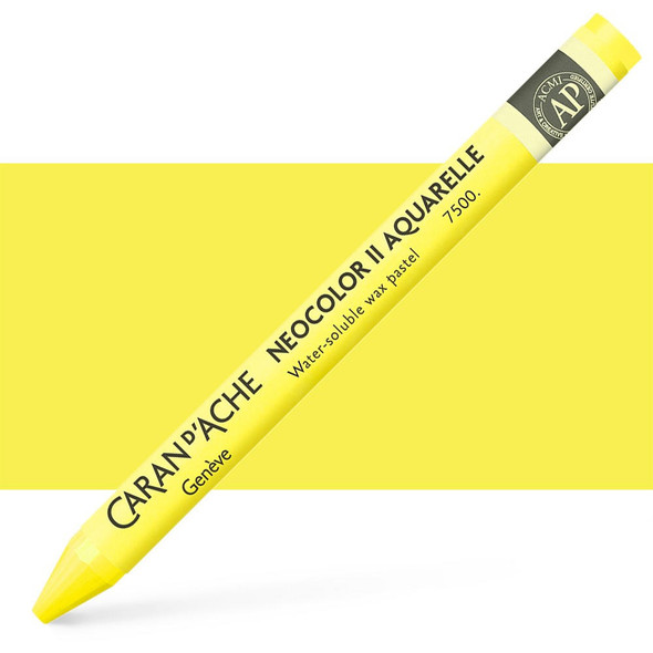 Creative Art Materials, Ltd NeoColor II Watersoluble Wax Pastel Canary Yellow 250