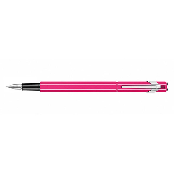 Creative Art Materials, Ltd Caran dAche 849 Fountain Pen - Fine Nib - Pink