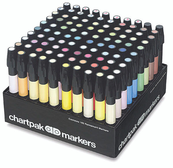 Chartpak, Inc. Chartpak Ad Marker Set of 100 