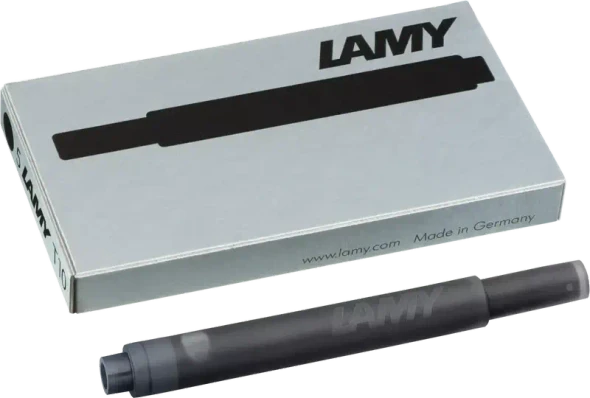 Lamy Inc LAMY T10 Fountain Pen Ink Cartridge, Black (5pk) 
