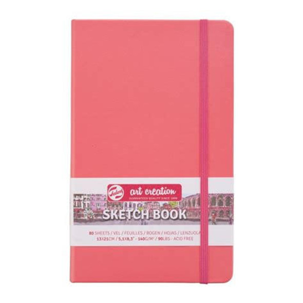 Royal Talens Art Creations Sketchbook, Coral, 8.3" x 5.1"