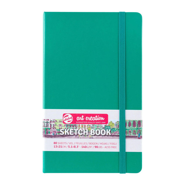 Royal Talens Art Creations Sketchbook, Forest Green, 8.3" x 5.1" 