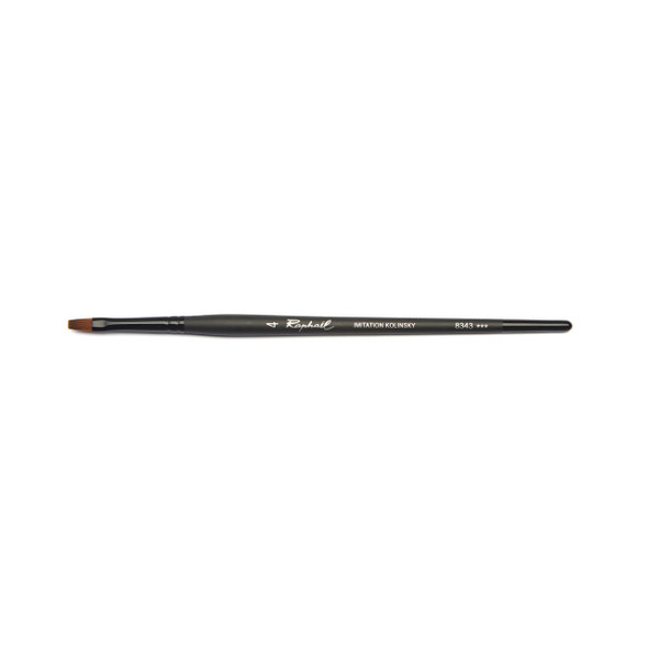 raphael Synthetic Kolinsky Watercolor Brush - Flat - 4 