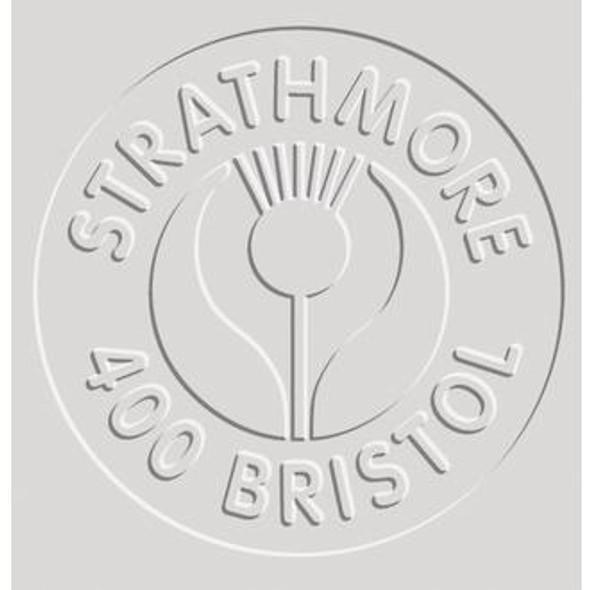Strathmore Artist Papers, 400 Series Bristol Paper Sheet, Vellum Surface, 2-ply, 22" x 30"
