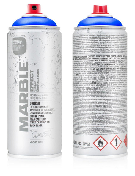 Montana Cans MARBLE EFFECT Spray Paint, 400ml, Blue (416912)