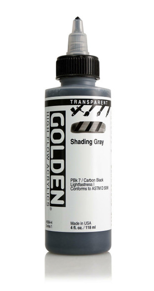 Golden Artist Colors High Flow Transparent Shading Gray 4oz