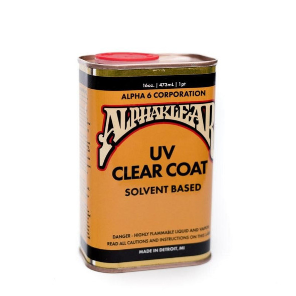 ALPHA6 Alphaklear Solvent Based Clearcoat 16oz 