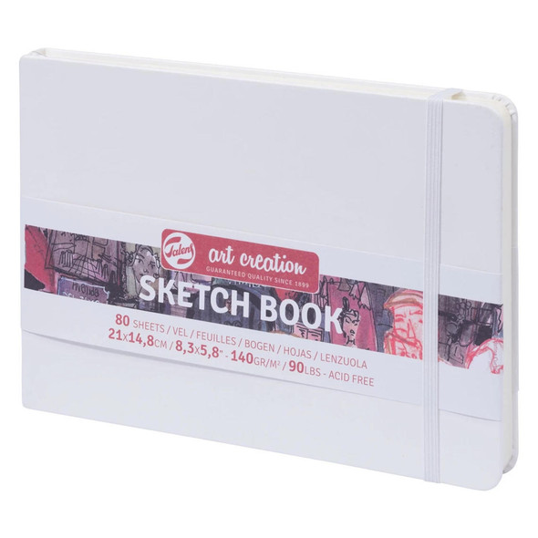 Art Creations Sketchbook, White Gold, 8.3 x 5.8 - Sam Flax Atlanta