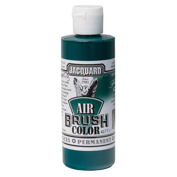 Jacquard Airbrush Paint 4oz - Transparent Green 