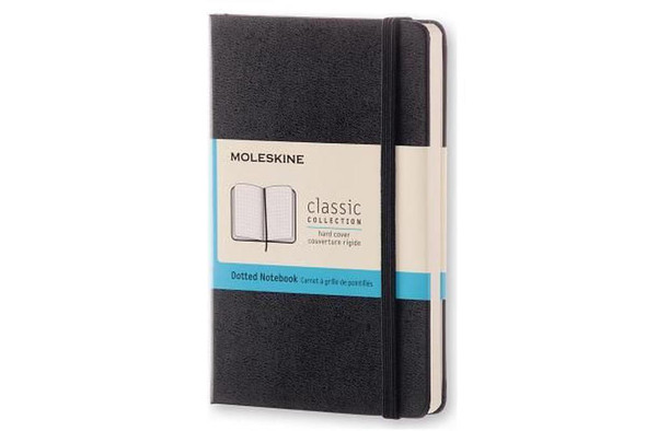  Moleskine Notebook Hard Cover Black Pocket Size - Dotted Pages 