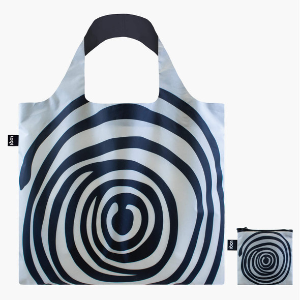 THE SARUT GROUP Loqi Tote Bag - Louise Bourgeois - Spirals Black 