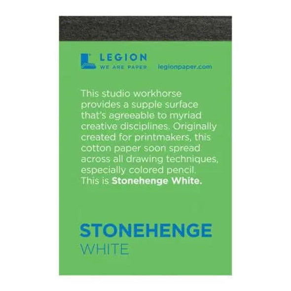 Legion Paper Stonehenge Drawing Paper White 250gsm Mini Pad 
