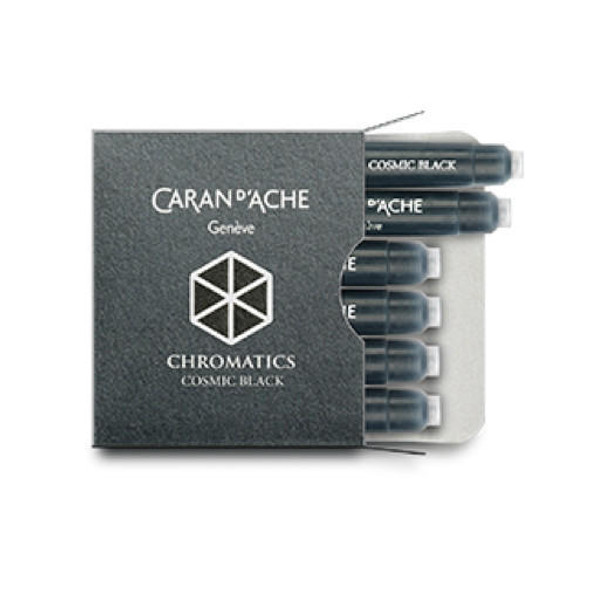 Creative Art Materials, Ltd. Ink Cartridges Fountain CHROMATICS Cosmic Black - Box of 6 