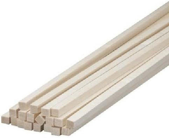 Midwest Products Co., Inc. Basswood 1/4"x1/4"x24" 