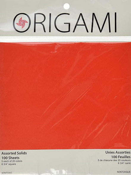 YASUTOMO/American KUSA Corp. Yatsumo Origami Paper - 6 3/4" - Assorted 100 sheets