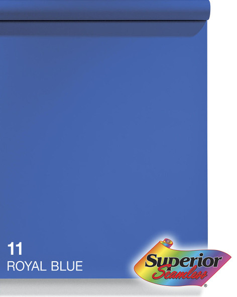 Superior Seamless Backdrop #11 Royal Blue Seamless Paper 53x36