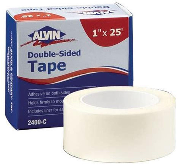  Alvin Double-Sided Tape - 1"x25' 