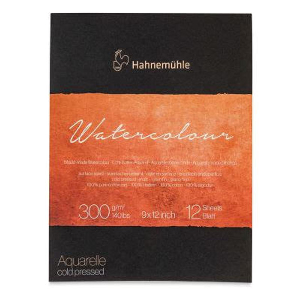 Hahnemuhle "The Collection" Watercolor Block Hot Pressed - 300gsm - 9.5x12.6