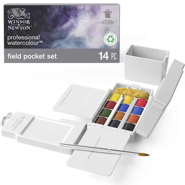 Winsor & Newton Professional Watercolor Field Box Set