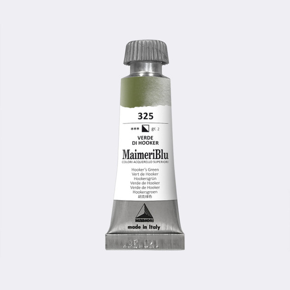 Maimeri Blu Professional Watercolor 12mL Hooker's Green