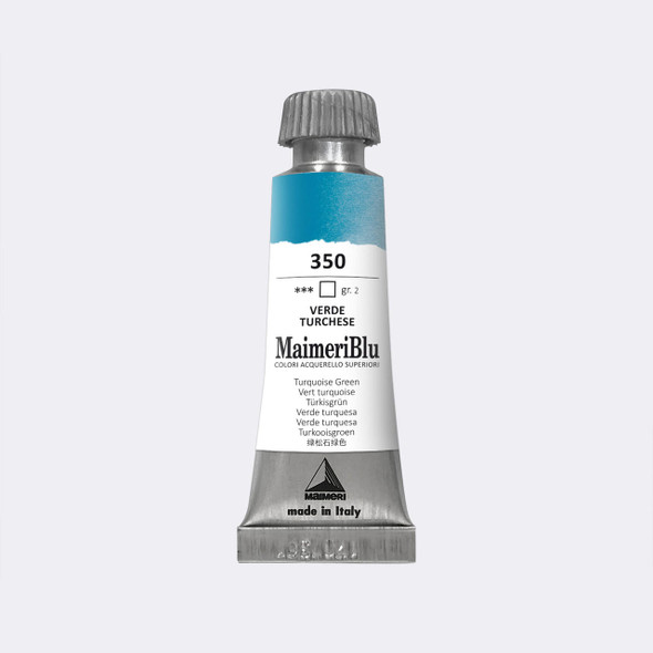 Maimeri Blu Professional Watercolor 12mL Turquoise Green