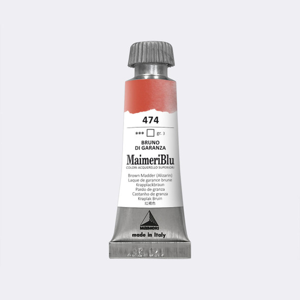 Maimeri Blu Professional Watercolor 12mL Brown Madder (Alizarin)