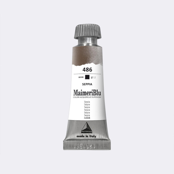 Maimeri Blu Professional Watercolor 12mL Sepia
