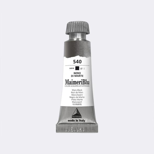 Maimeri Blu Professional Watercolor 12mL Mars Black