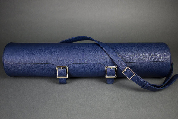 YVANN FILIPCZAK Leather Architect/Artist Carrying Case Blue 