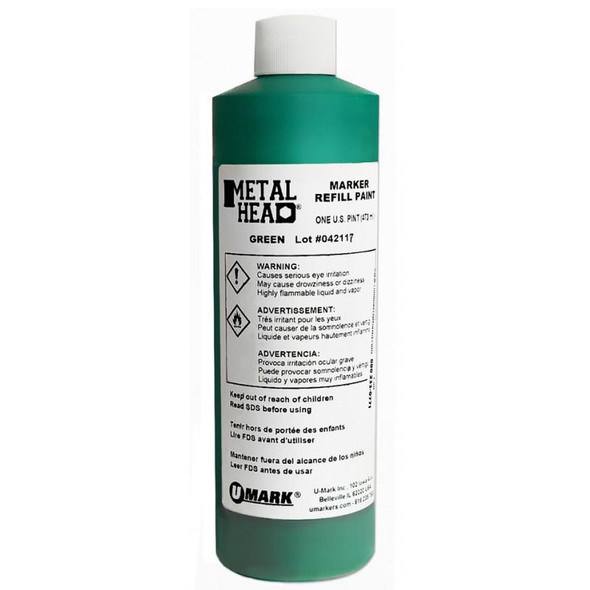  Metalhead Paint Refill 16oz - Green 