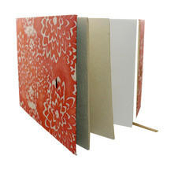Lamali Gargi Soft-Cover Handmade Journal - Rose Batik - 5.9"x8.7"