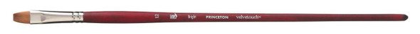 Princeton Artist Brush Company Princeton Brush Velvetouch, Series 3900, Long Handle Brushes, Bright 12 