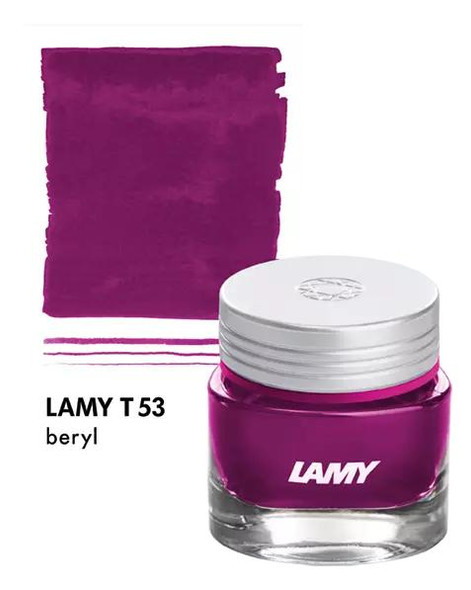 Lamy Inc LAMY T53 Crystal Fountain Pen Ink, Beryl 
