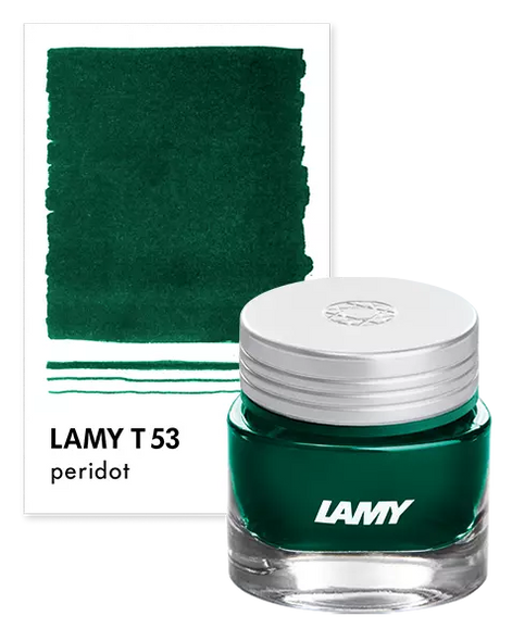 LAMY T53 Crystal Fountain Pen Ink, Peridot