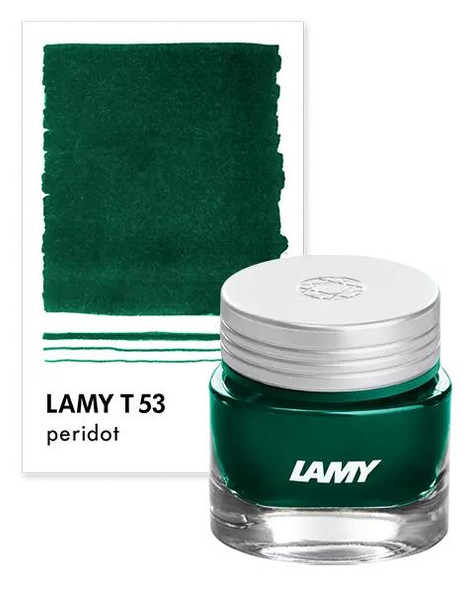 Lamy Inc LAMY T53 Crystal Fountain Pen Ink, Peridot 