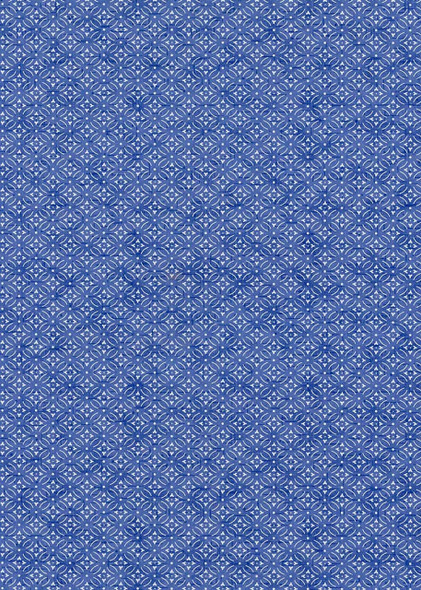 Japanese Paper Place Decorative Paper, Chiyogami Blue Geometric - 24x36 