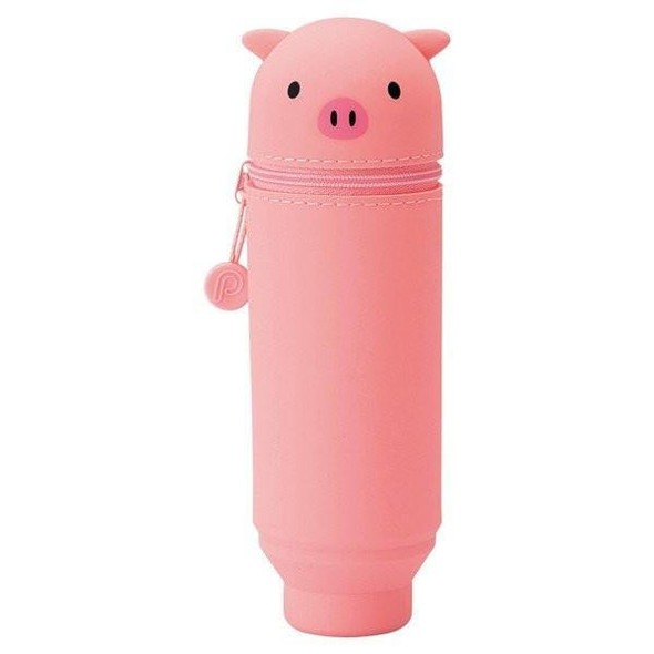 PuniLabo Punilabo Stand-Up Pen Case Pink Pig 