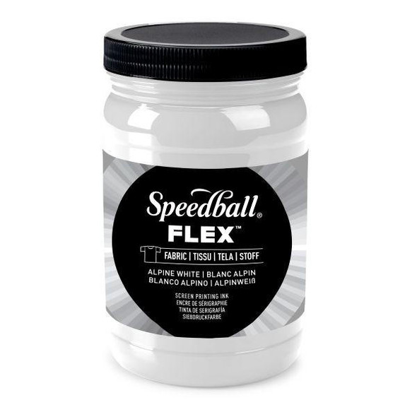 Speedball Art Products Company Speedball Flex Fabric Screen Printing Ink - 32oz - Alpine White 