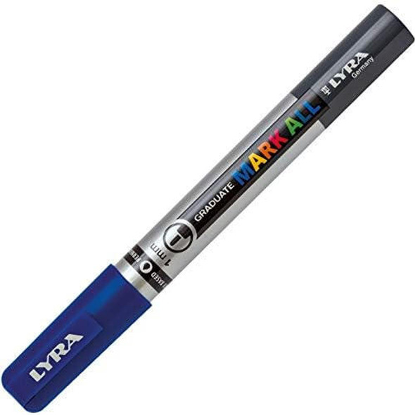 lyra Lyra Paint Marker, MARK ALL, 1mm Dark Blue 