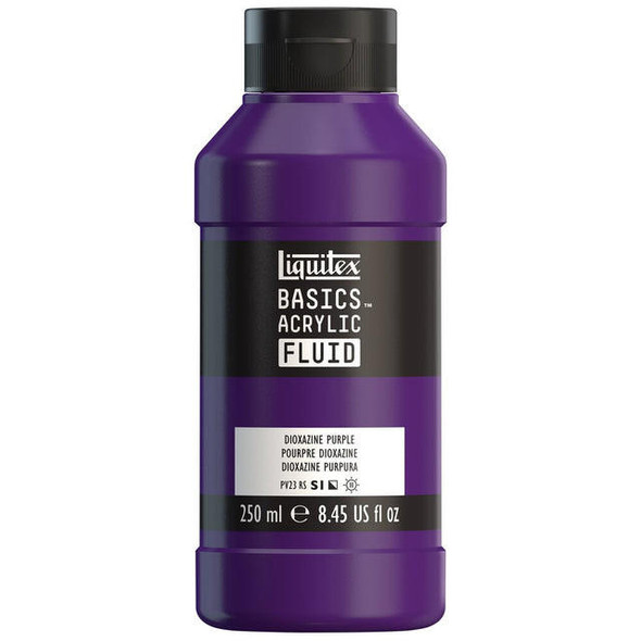 COLART AMERICAS, INC. Liquitex - Basics Acrylic Fluid - 250ml Bottle -  Dioxazine Purple 