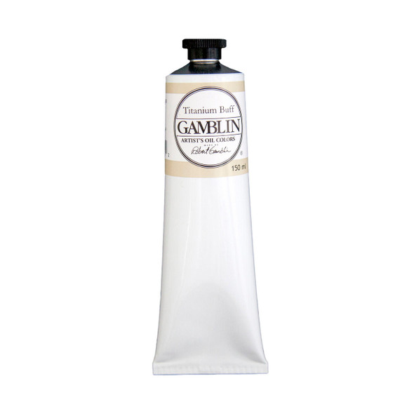Gamblin Artist's Colors Gamblin Artist Grade Oil Color, 150ml, Titanium Buff