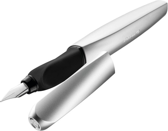 Chartpak Pelikan Twist Fountain Pen - Silver 