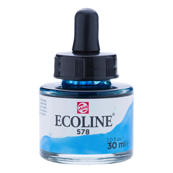 Royal Talens Ecoline Liquid Watercolor 30ml Jar - Sky Blue 