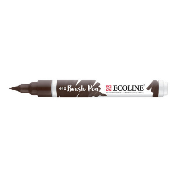 Royal Talens Ecoline Liquid Watercolor Brush Pen - Sepia Deep 
