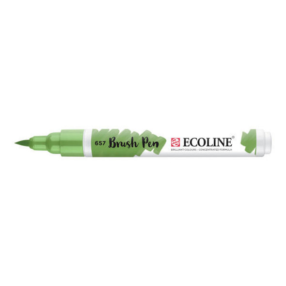 Royal Talens Ecoline Liquid Watercolor Brush Pen - Bronze Green 
